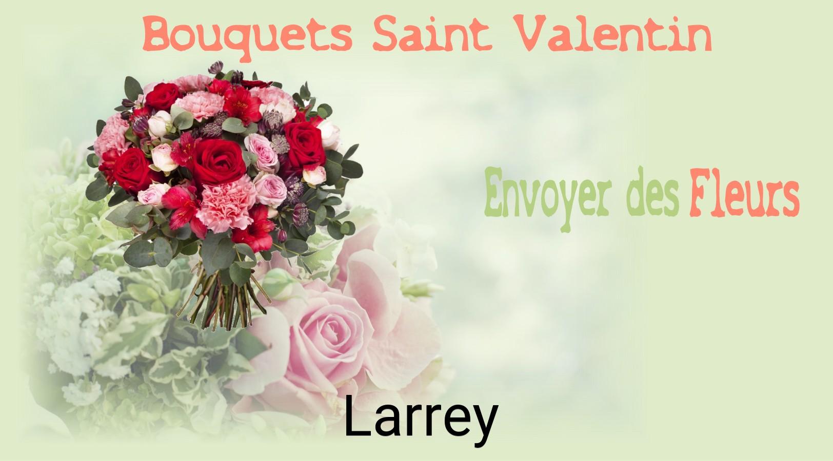Roses de Saint-Valentin livrées à Larrey